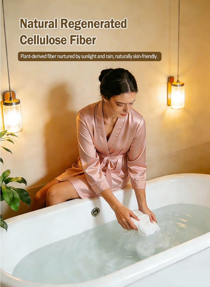 BEIRUI 4PCS Large compressed towel, disposable cotton bath towelPortableLightweight and reusableSuitable for hikingCampingSwimming and Travel70*100cm - Image 4